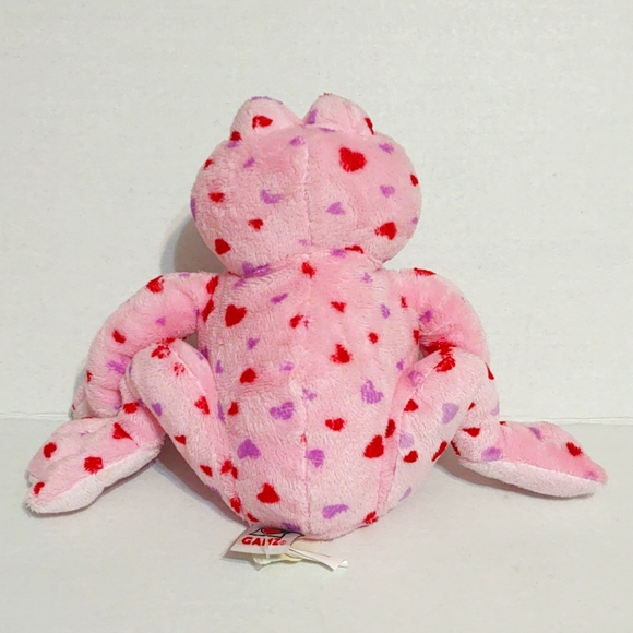 Love Frog by Ganz Pink with Red & Purple Hearts - Picture 3 of 6